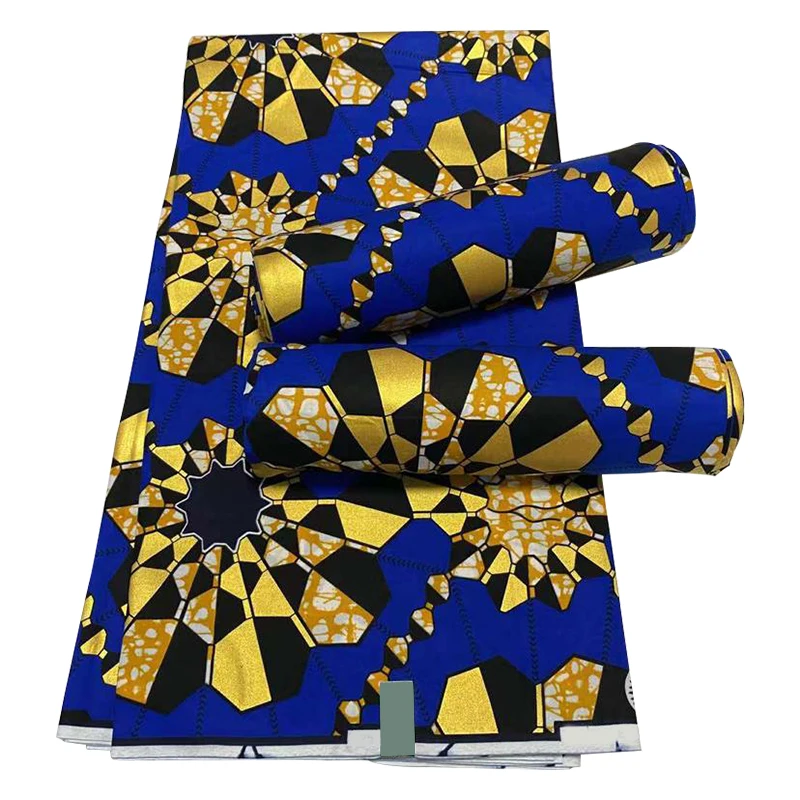 Cheap African Ankara Fabric Wax Prints Hollandais Real Wax Cotton Cloth Material