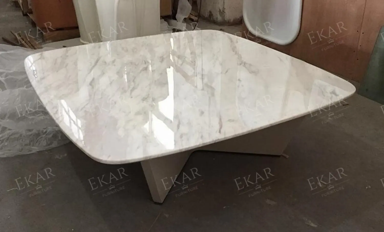 product modern elegant jazz white marble top coffee table for home living room furniture-70