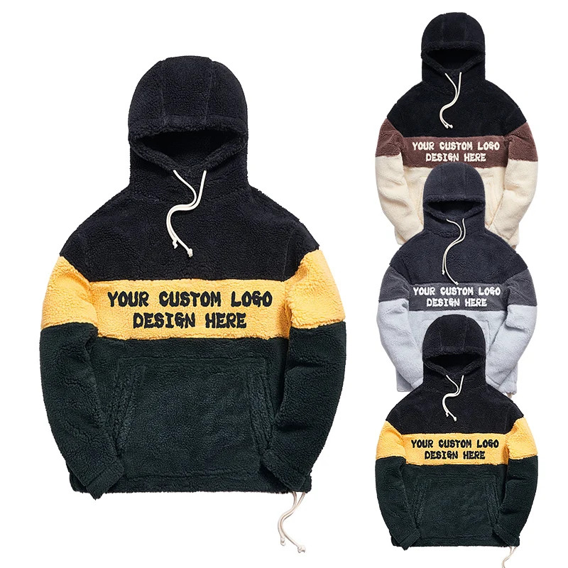 Custom discount sherpa hoodie