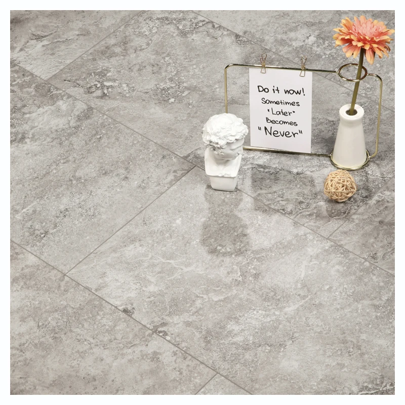 Marble Design Spc Flooring With UV Coated Surface for House Decoration