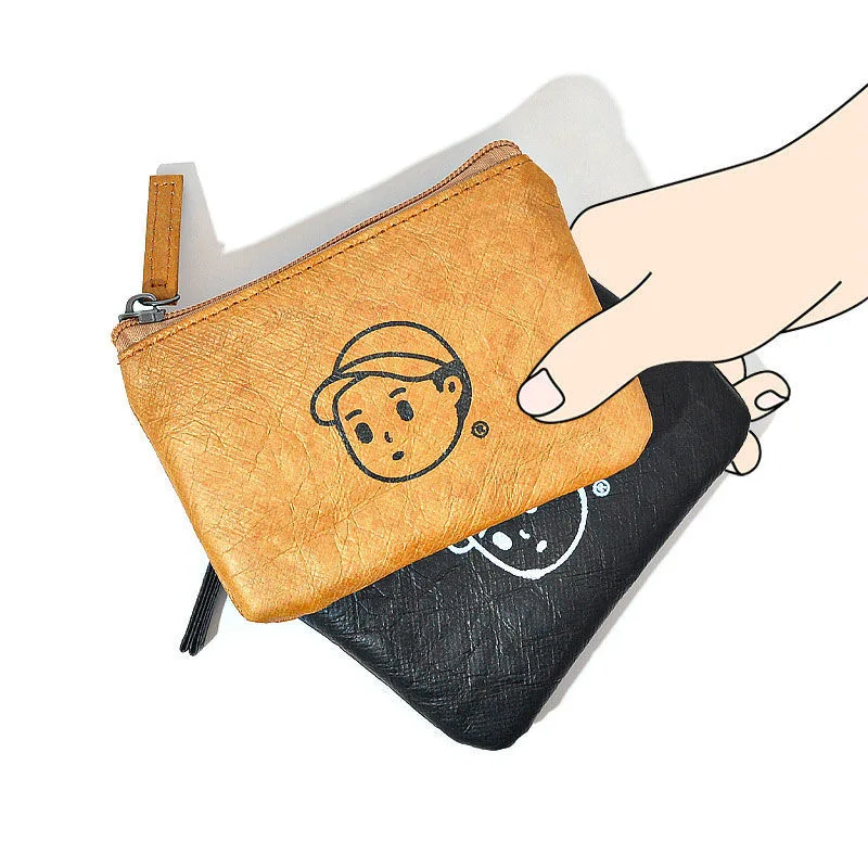 Hot Sale Wallet Cute Small Women Kraft Paper Material Card Holder Women Credit Card Holder Female Wallet