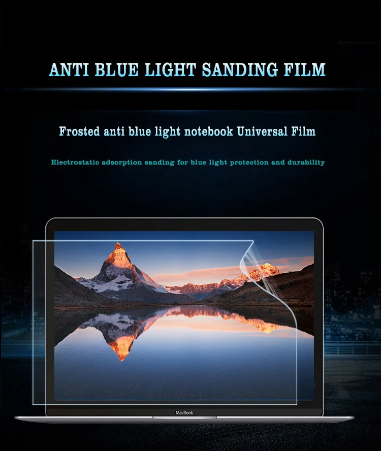 Anti Blue Ray Screen Protector For 16:9 Laptop 15.6'' 14.6'' 13.3'' 17.3'' Anti Blue Light Filter