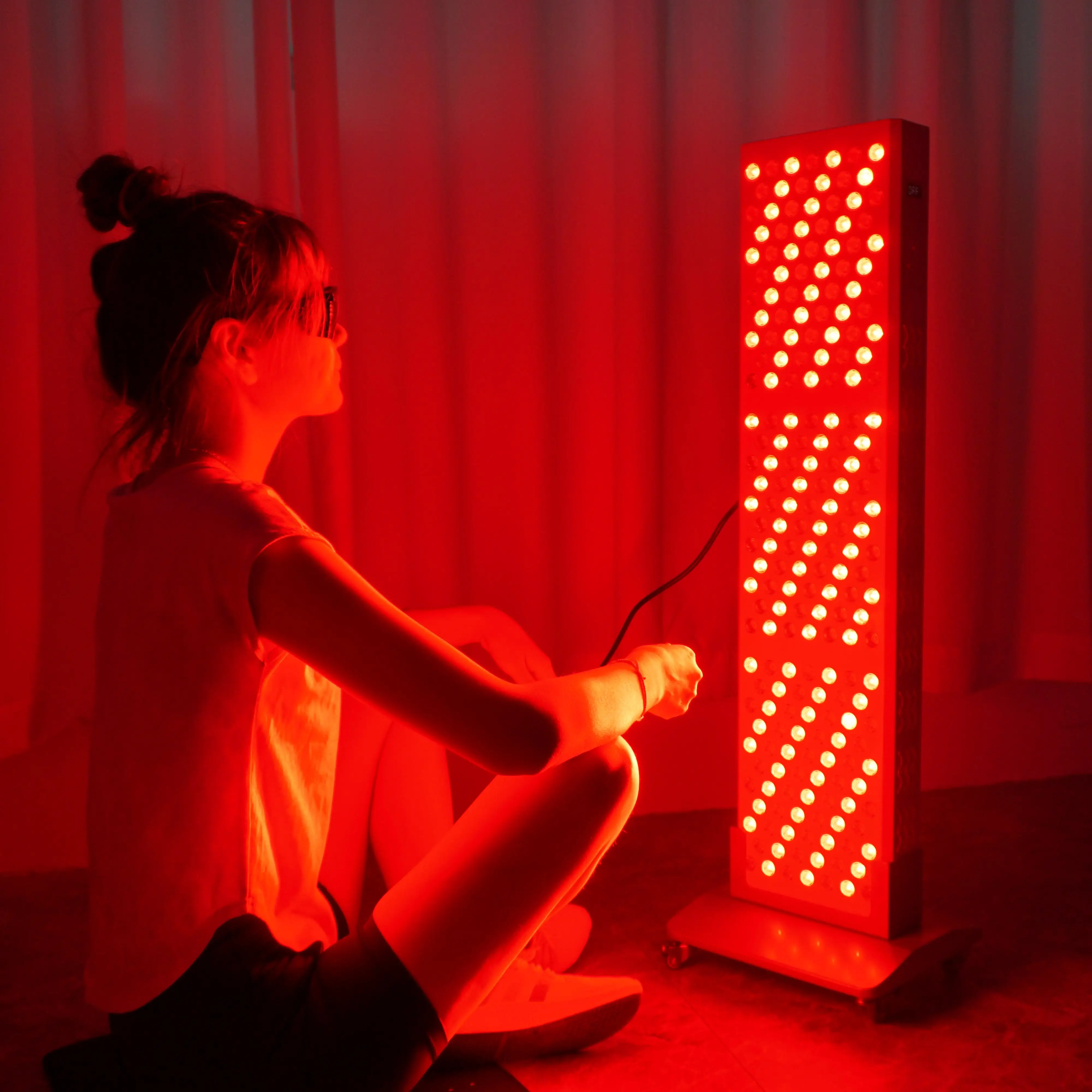 ホームスタンド鉄赤色光治療パネルランプなしフリッカーRED NIR赤外線