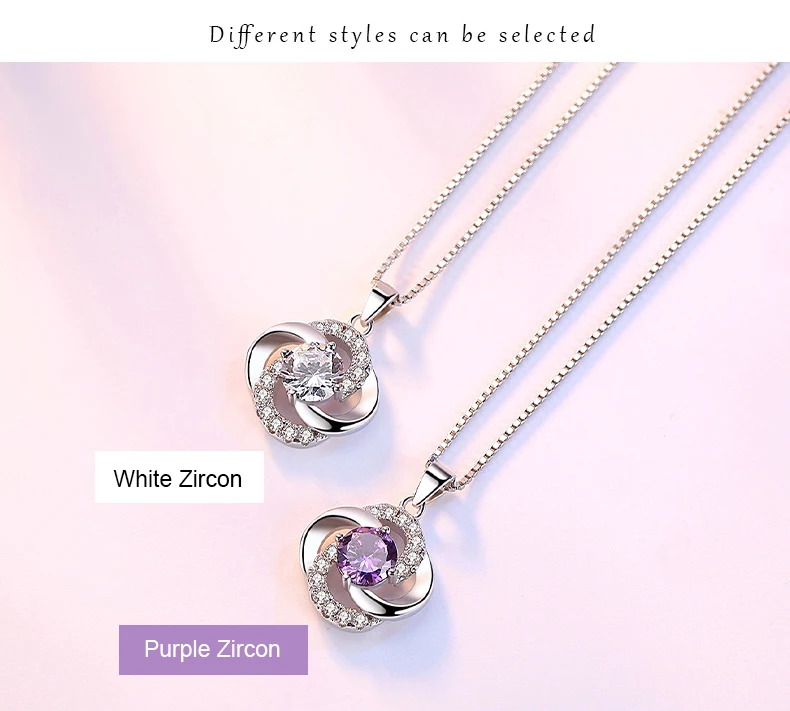 Precious Platinum 925 Sterling Silver Flower Pave Diamond Claw Setting 4 Leaf Clover Charm