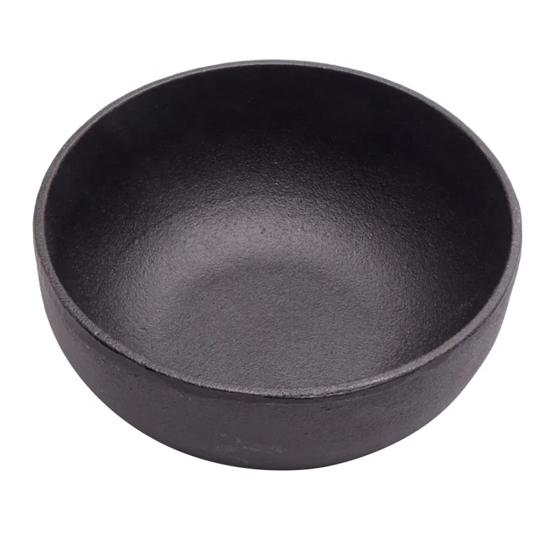 Professional Eco-Friendly Large Thick Cast Iron Korean Rice Bowls for Party Use Round Stone Bibimbap Restaurant Serving Bowls