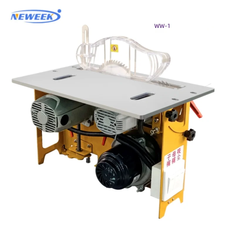 NEWEEK Hot Sale Mini Portable 45 Degree Wood Cutting Dust Free Table Saw Angular Panel Saw