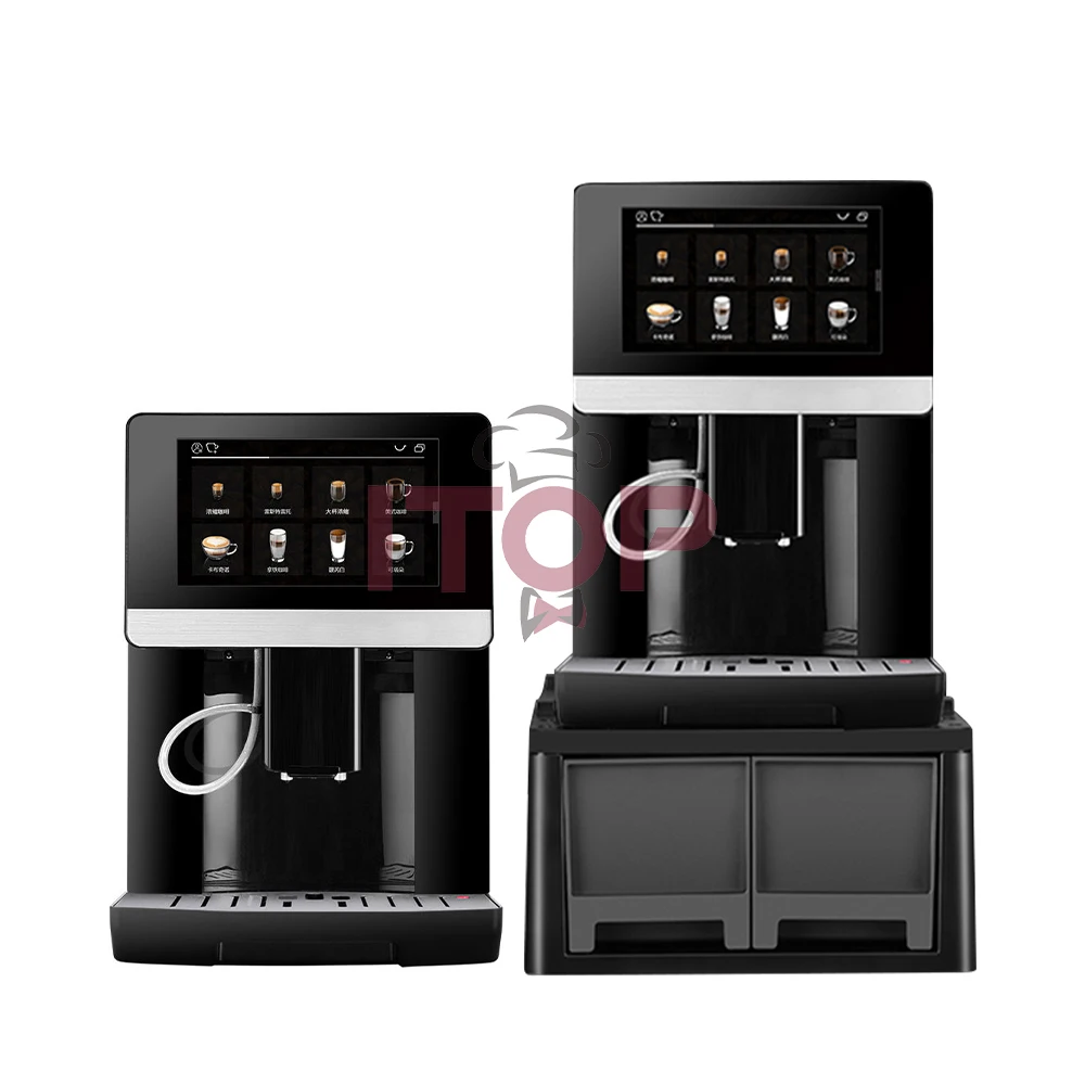 Fully Automatic 1350W Espresso Machine High Quality Industrial Digital Fully Automatic Cappuccino Espresso Coffee Maker Machine