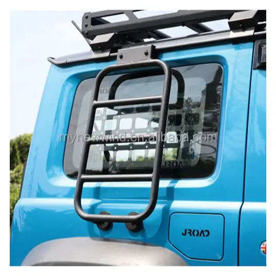 Scaletta Posteriore Per Suzuki Jimny JB64/JB74 2019-2024 - Nera, In Alluminio, Portata 200kg - Foto 7