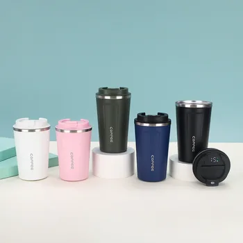 380Ml 510Ml Smart Cup Led Temperature Display Stainless Steel Double Wall Travel Office Coffee Vacuum Mug With Lid