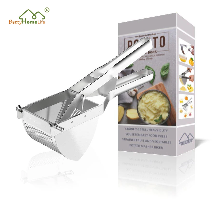 Stainless Steel Heavy Duty Squeezer Baby Food Press Strainer Fruit And