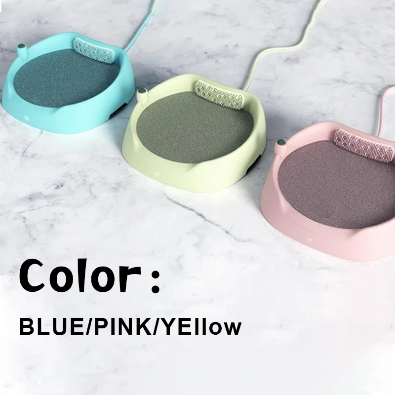 Weighing Sensor WiFi APP Control Warm Cool Temperature Adjustable Smart Pet Bed with Self Groomer Catnip Holder