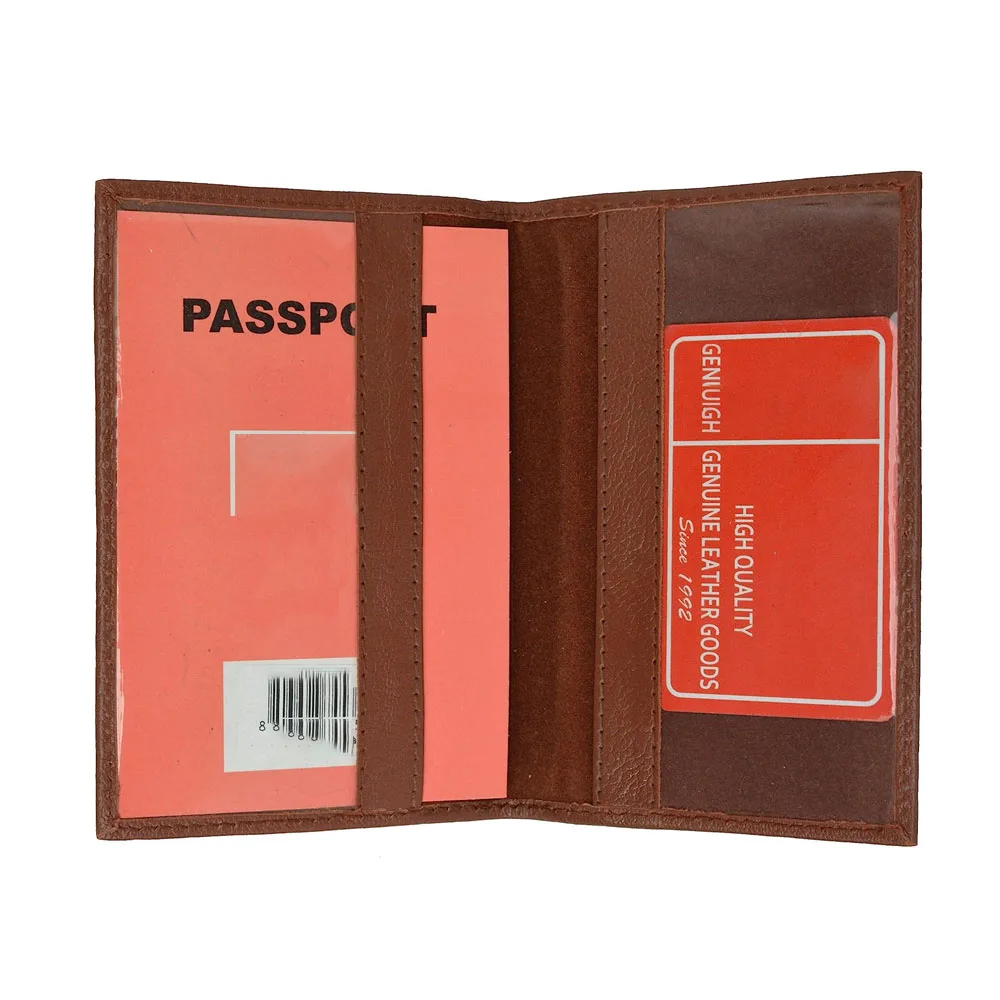 프리미엄 캐나다 여권 지갑 커버, 엠블럼 포함 천연 가죽 여권 홀더