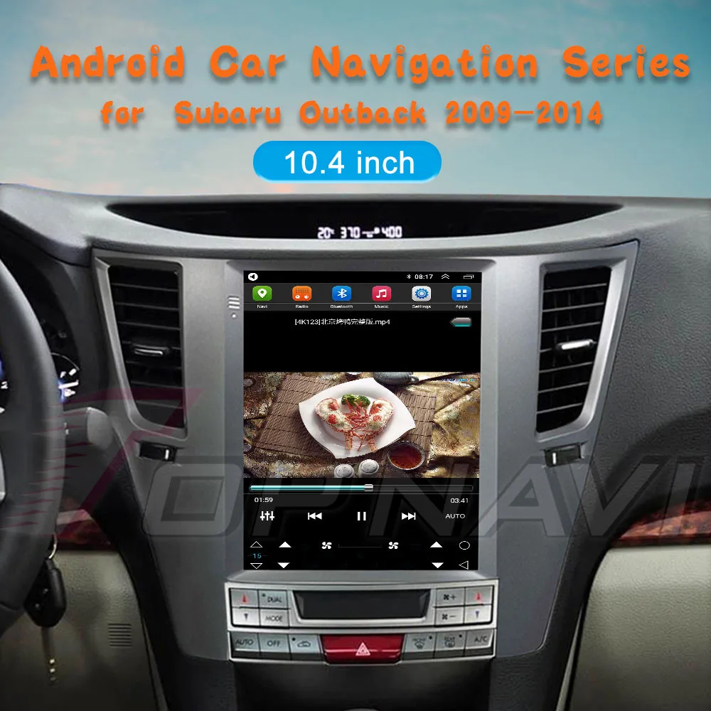 tAkuページ Topnavi 10.4 Inch Android Car Radio for Subaru Outback 2009-2014