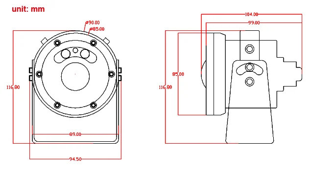 Explosion Proof Camera for Oil & Gas Transportation Tank Truck