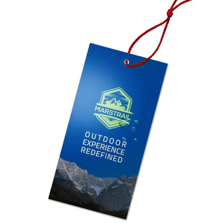 Customized Sticker Paper Recycled Garment Hang Tag Custom Logo Printing