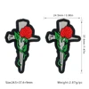 Floral cross bead SA336