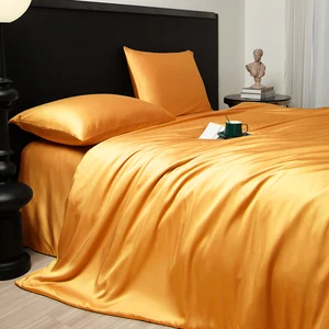 Wholesale Luxury Eco-friendly 100% Bamboo Quilt Cover Set Bedding Sheets Fitted Sheet
