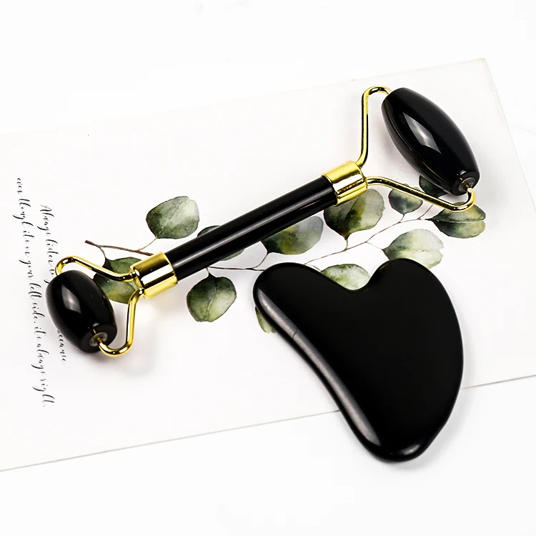 Natural Jade Gua Sha Facial Tool Reduce Puffiness Wrinkles Anti Aging Jade Roller Gua Sha 