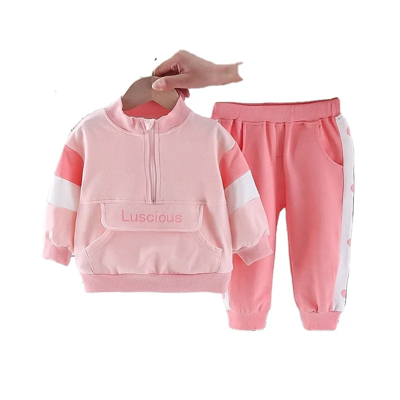 Top Sell Winter Autumn Kids Clothing Sets Tracksuit Kids Boy Baby Girl Set Clothes 2pcs
