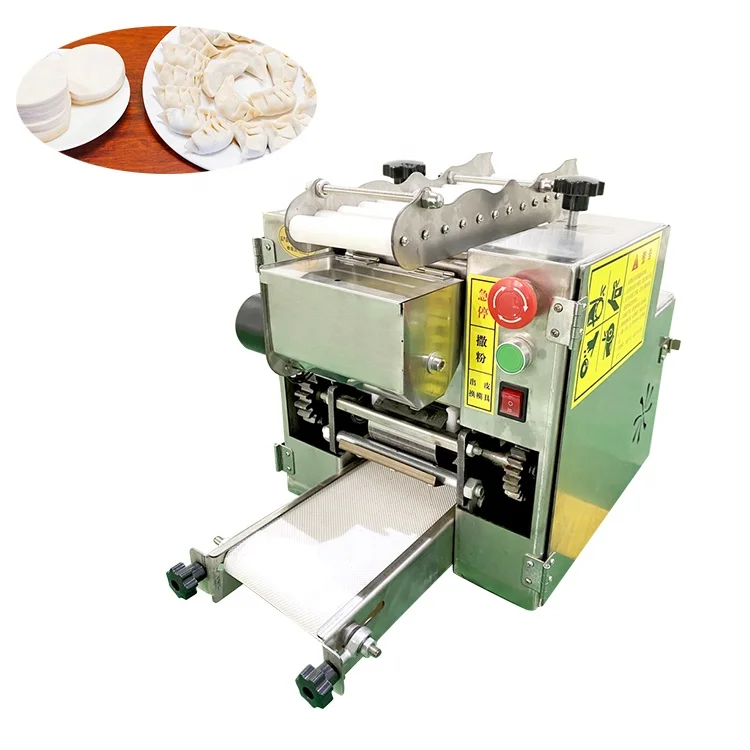 Dumpling Wrapper Maker Round Square Dough Sheet Wonton Spring Roll Samosa Empanada Ravioli Gyoza Sambousek Skin Making Machine