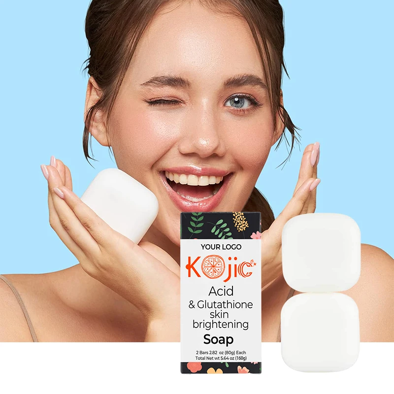 Private Label Natural Soap Kojic Whitening 80g Skin Care Skin Brightening Kojic Whitening Soap(pic2)