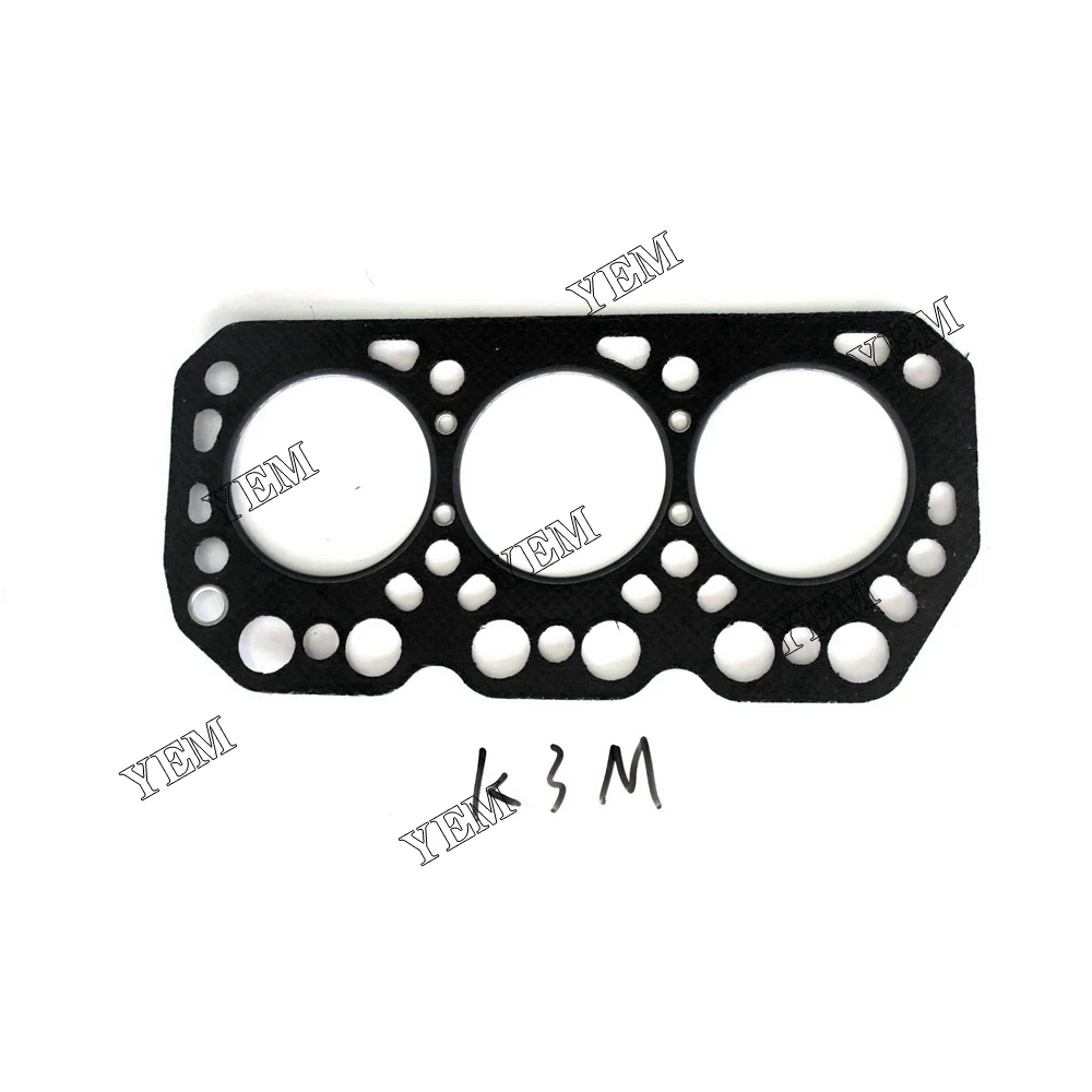 Original High Quality Cylinder Head Gasket For Mitsubishi K3M Tractor Excavator Mowers Engine Repair Parts Kit