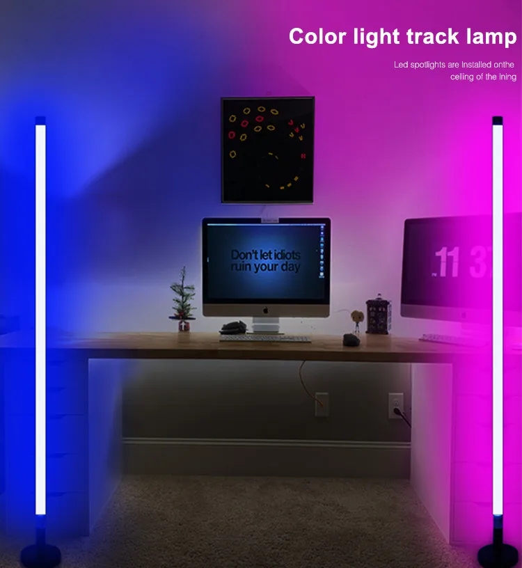 Wholesale T8 Led Tube Light Colorful Changing Remote Control Rgb Light