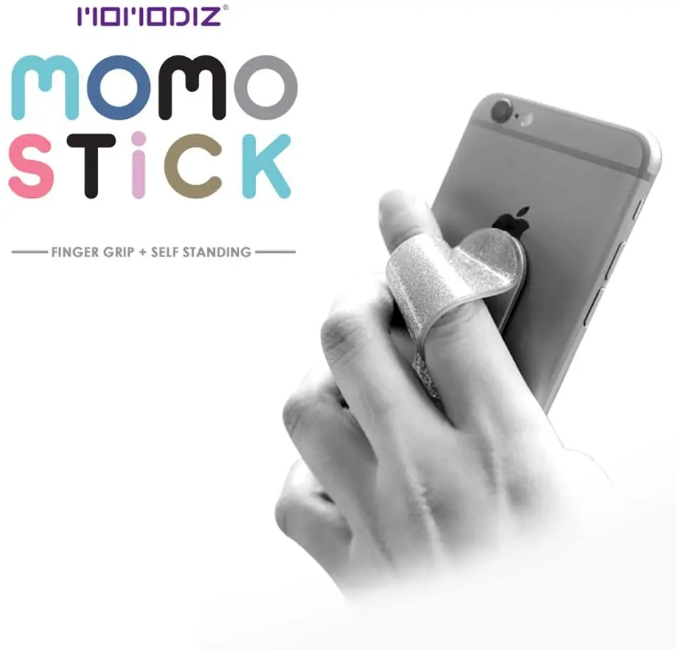 MOMOSTICK Phone Grip Finger Grip Clip Holder Stand Finger Ring Mobile Phone  Holder Mobile Phone Accessories - Main Image