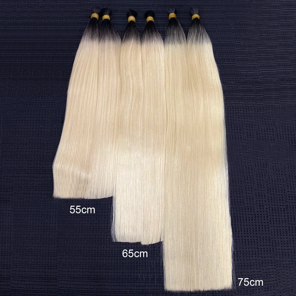 100% Human Hair Bulk Extension Virgin Deep Wave Curly 10a Hair Bulk Weaving For Braiding_voghion.com
