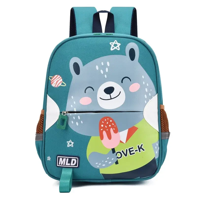Hot Selling Cartoon Baby Crocodile Print Kids Backpack Waterproof Breathable Travel Bag
