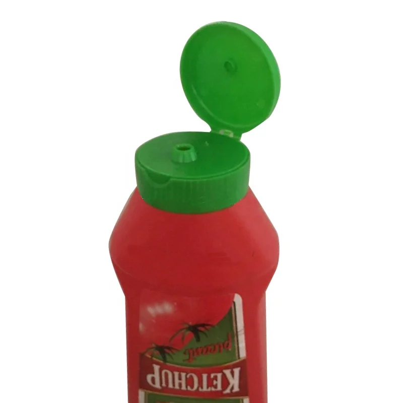 トマトソースボトル用38mmプラスチックケチャップボトルフリップ
