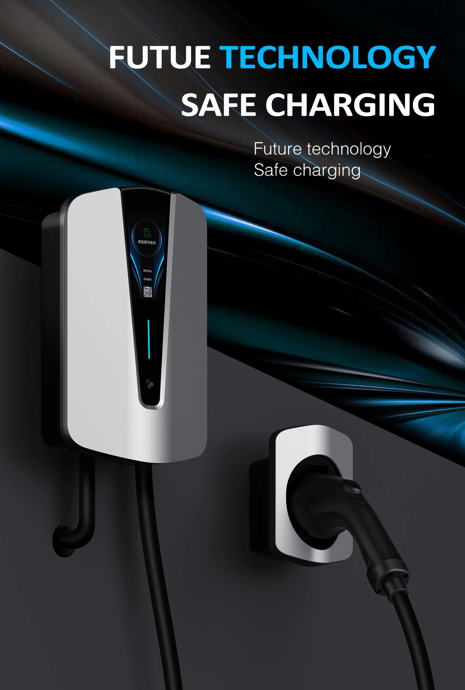 Evse Manufacturers Gbt Home Ac Electric Car Solar Smart Wallbox 7kw