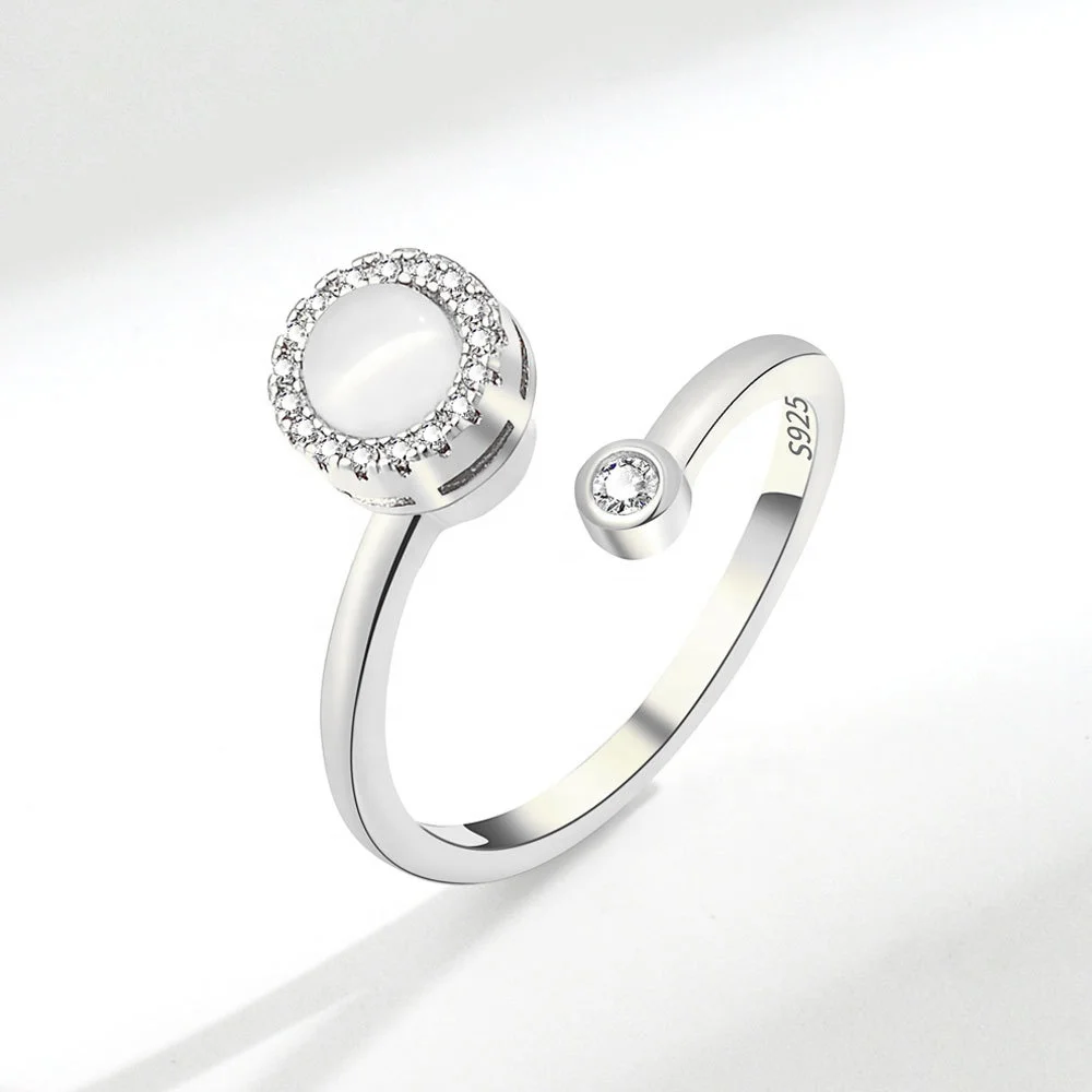★TATIANA★ [Silver 925] Daily Silver Layered Ring CR0452 Amazon.com: Dtja Layered CZ Heart Promise 925 Sterling