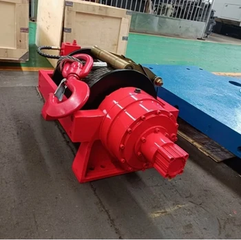 【金】クレーンワイヤーウインチ油圧ジャッキ付トラックリフト黒