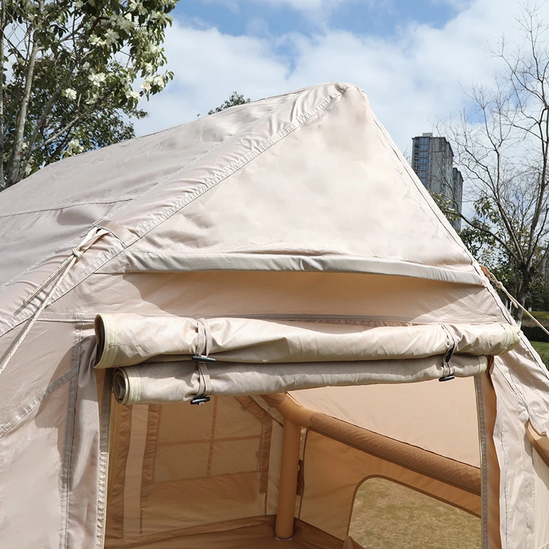 Tenda turistica gonfiabile dell'aria delle tende di tela di grandi dimensioni dalla cabina di campeggio all'aperto impermeabile per l'escursionismo e il viaggio