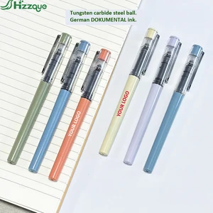 Wholesale Promotional Ball Pen Customized with Logo Large Ink Bladder 0.5mm Black Ink Gel Pen