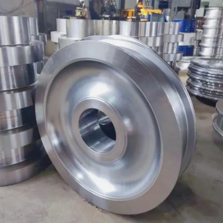 High Precision Wheel Forging Steel Wheels Overhead Crane and Crane Rail Wheel