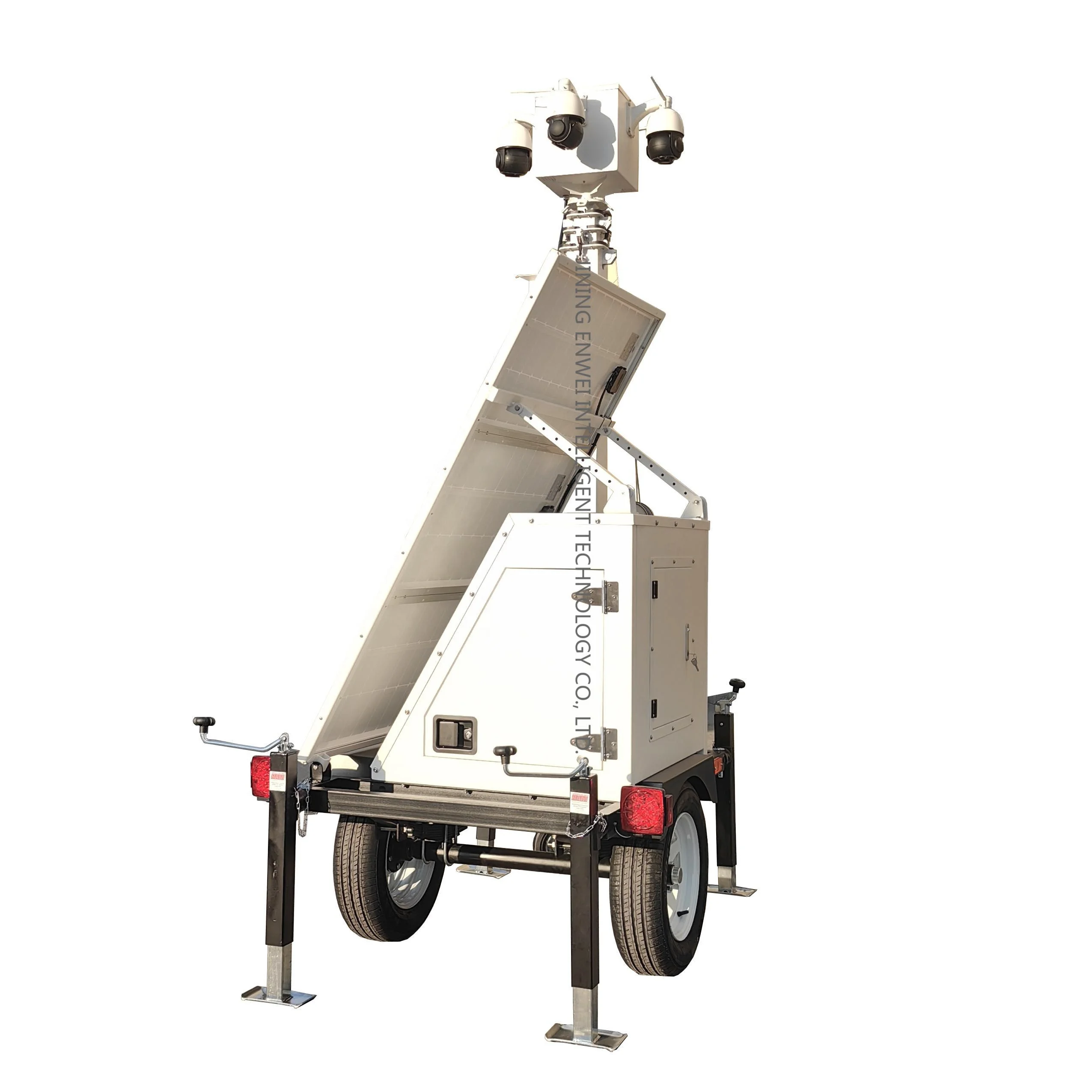 Alibaba.com: Mobile Surveillance Trailer for Construction Sites with CE ...