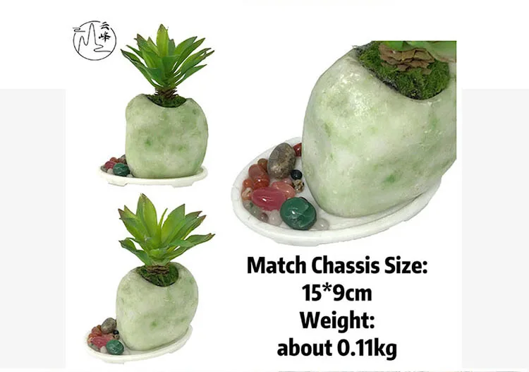 Artificial Small Potted Plant Mini Resin Orchid Bonsai With Fake Plants For Home Decor Desk Decoration