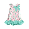 Pink Cute Bunny Sleeveless Bow Dress