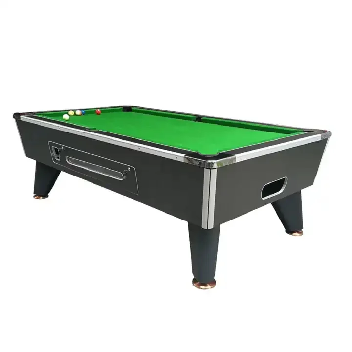 Commercial Use Coin Operated 7ft 8ft Pool Table Manual Coin Operating