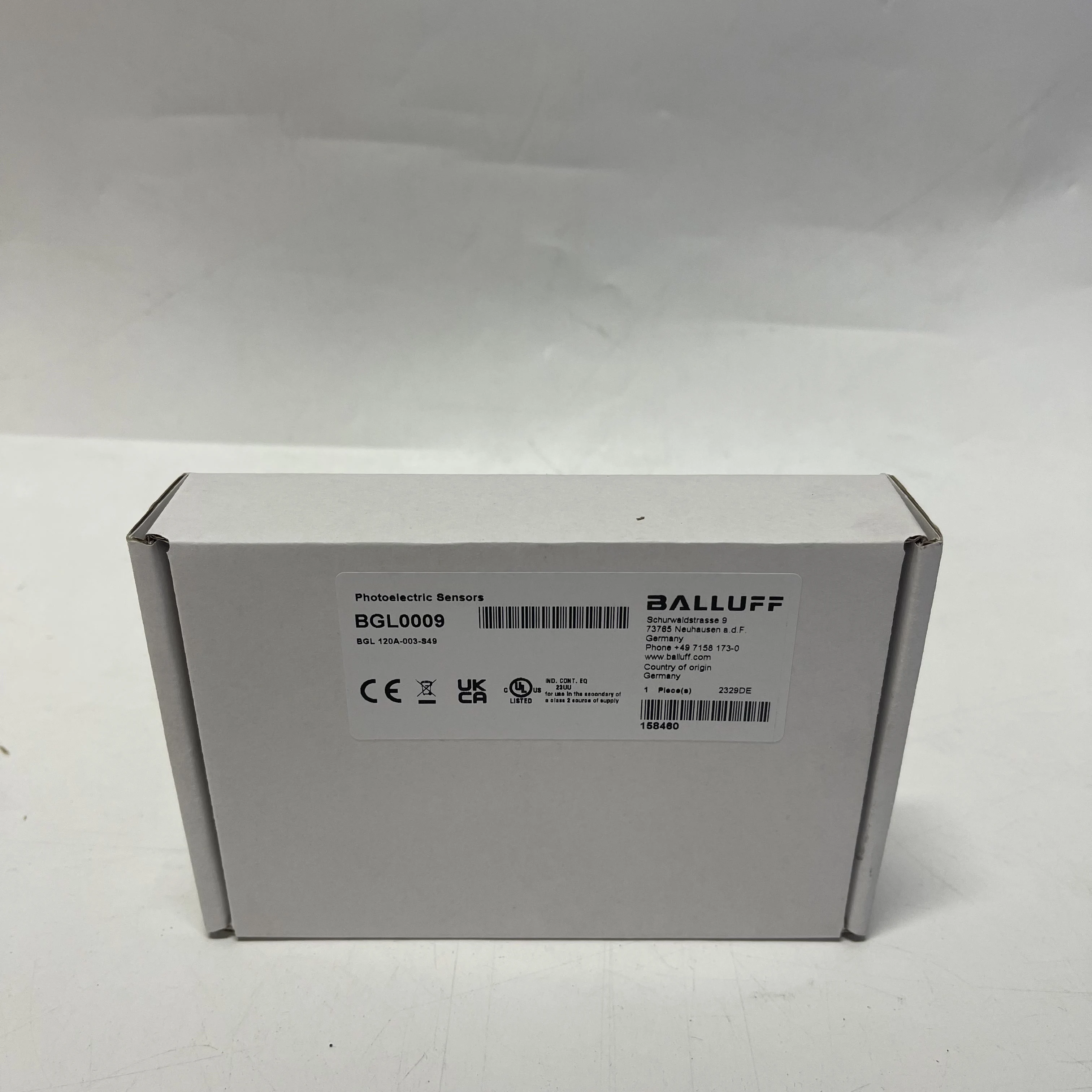Balluff Photoelectric Sensor BGL 120A-003-S49 BGL0009 Balluff Photoelectric Sensor BGL 120A-003-S49 BGL0009
