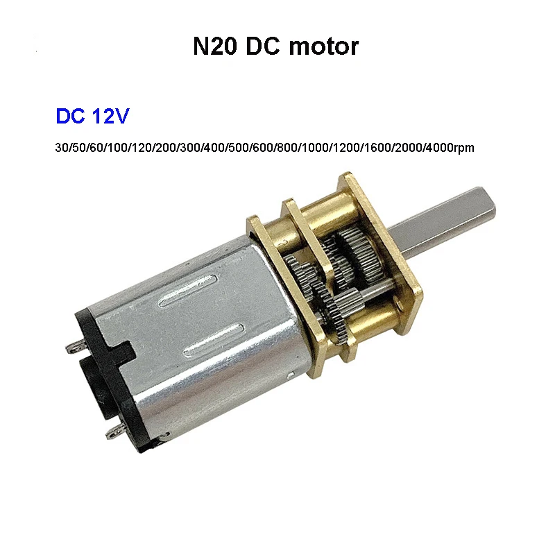 DC6V-GETRIEBEMOTOR 63 U/MIN 1218 N20 Torsions-Doppelwellen-Schneckenmotor Für EUR 9,37 - DE