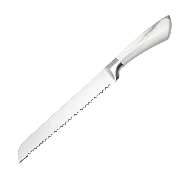 Home kitchen marble hollow handle clear acrylic block vegetable kitchen  knife potato peeler kitchen knives