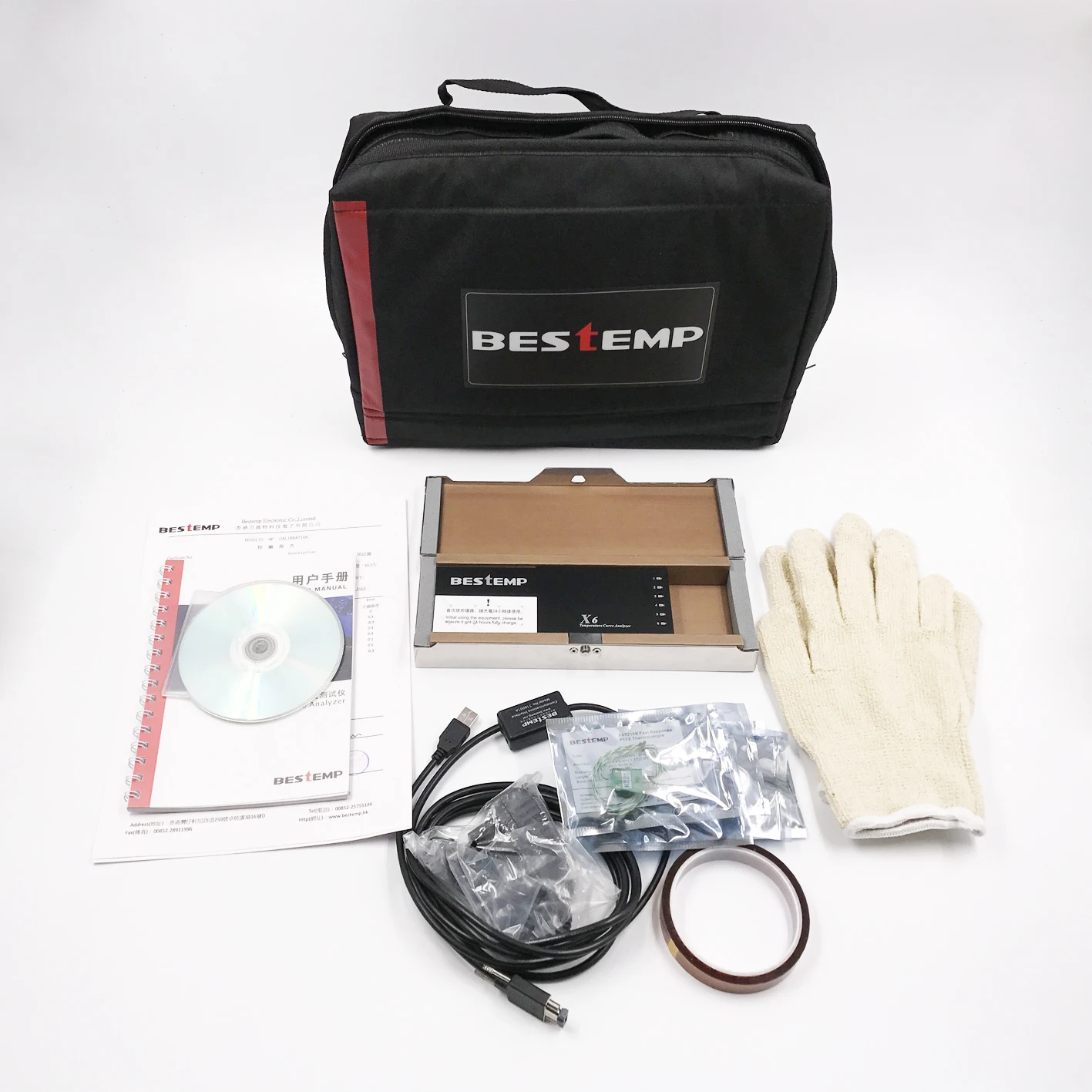 전문가용 베스트엠펜 열 프로파일러 SMT 열 프로파일링 열전대 프로파일러 리플로우 오븐용