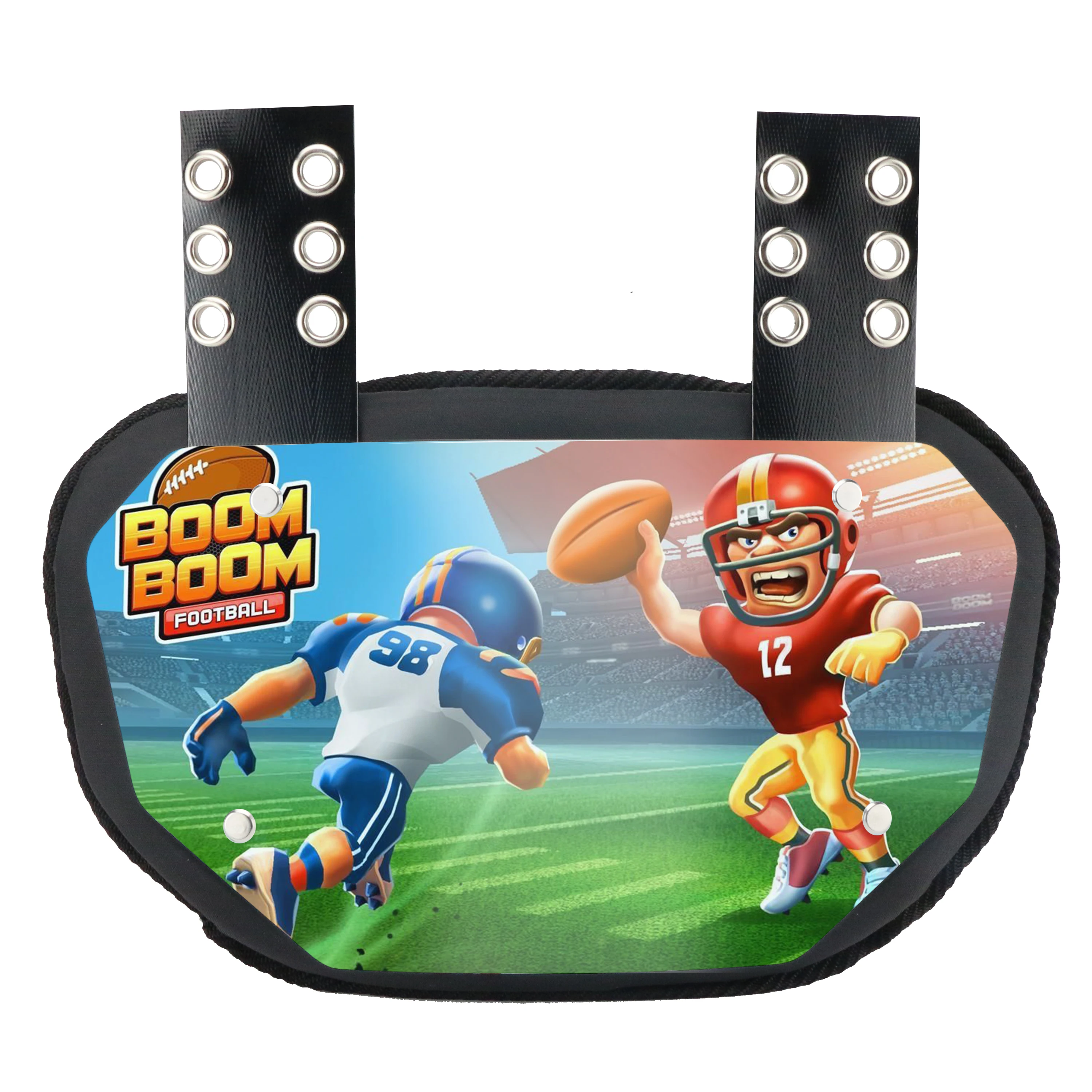 Chrome American Football Back Plate For Youth Adult Football Players