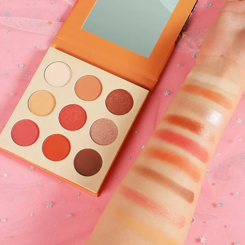 Мини-заказ метка частного назначения 9 цветов Art земля обнаженной тени для век студент матовый кружевные шелковые трусики перламутрового оттенка палитра