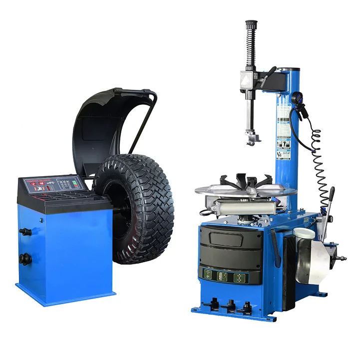 Tire changer and tire balancer combo complete equipment for Tyre repair shop