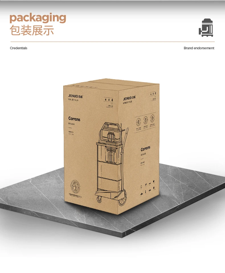 125l Hospital/factory/warehouse/supermarket Handpush Walk Behind Semi