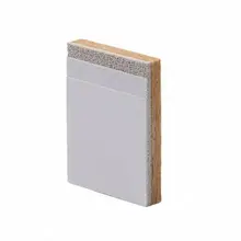 Modern Acoustic Wall System NRC0.85 Mineral Wool Panel White Sand Surface Glass Beads Acoustic Plaster Warehouses Gyms Hotels
